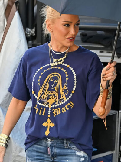 Gwen Stefani Jimmy Kimmel Live Hail Mary Shirt