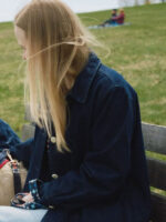 Hangdog 2024 Kelly O’Sullivan Blue Cotton Jacket