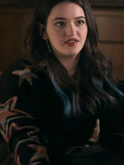 Hayley Haller The Lincoln Lawyer S03 Black Star Cardigan