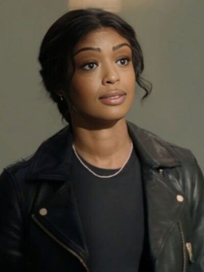 High Potential S01 Daphne Black Leather Jacket