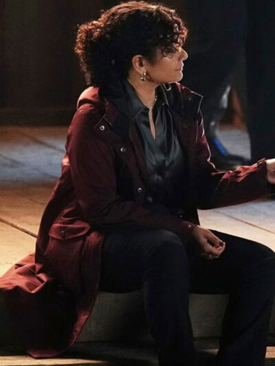 High Potential S01 Judy Reyes Maroon Hooded Jacket