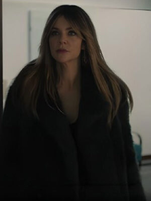 High Potential S01 Morgan Gillory Teal Fur Jacket