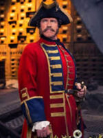 Iron Mask James Arnold Schwarzenegger Red Wool Coat