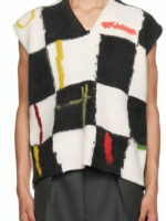 Ja’Marr Chase Checkered Vest Sweater