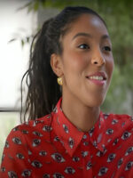 Jessica Shrinking S02 Gaby Eye Print Red Shirt