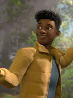 Jurassic World Chaos Theory Darius Bowman Yellow Puffer Jacket