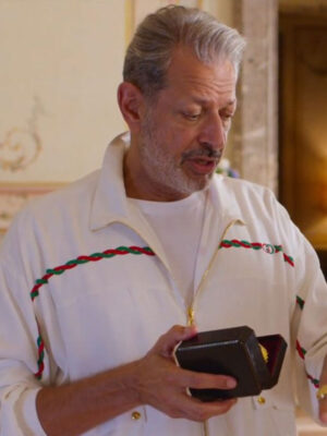 Kaos S01 Jeff Goldblum White Track Jacket