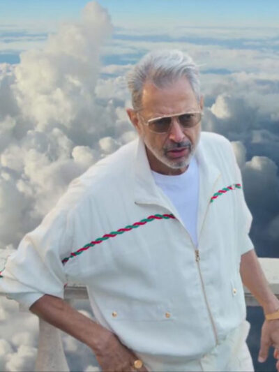 Kaos S01 Jeff Goldblum White Track Jacket