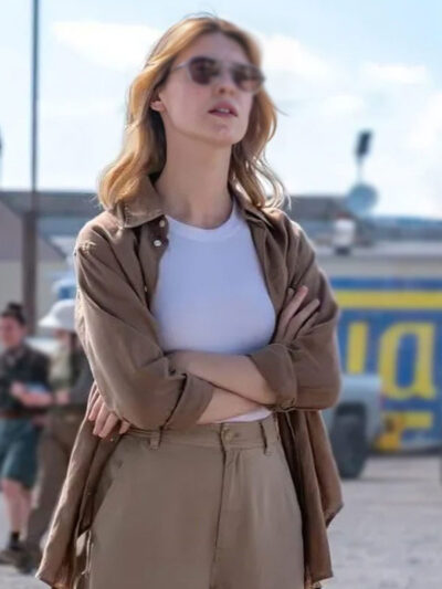 Kate Cooper 2024 Twisters Brown Shirt