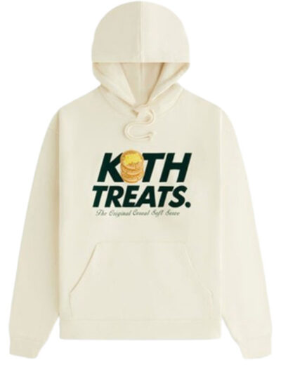 Kith Treats Waffle Williams III Beige Pullover Hoodie