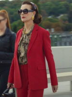 La Maison S01 2024 Diane Rovel Red Blazer