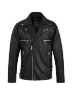 Lebron James Black Leather Jacket