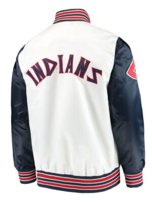 leveland Indians Throwback Locker Room Varsity Jacket