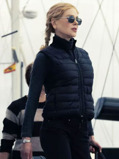 Lioness S2 Nicole Kidman Black Puffer Vest