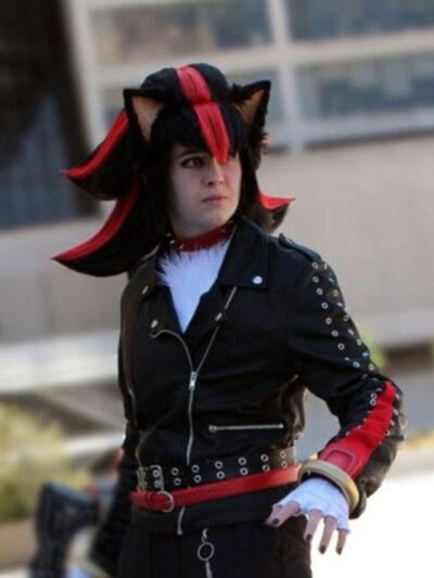 Masterpost Shadow Cosplay Black Faux Jacket