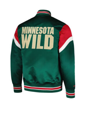 Minnesota Wild Green Varsity Bomber Jacket