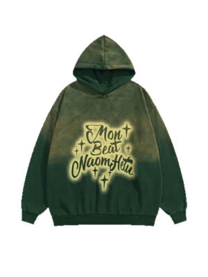 Mon Beat Star Washed Oversized Pullover Hoodie