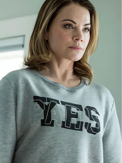 Murder In A Small Town 2024 Erica Durance Grey Sweatshirt