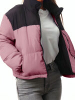 Murder In A Small Town Holly Alberg Pink Puffer Jacket