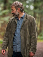 Murder In a Small Town S01 Karl Alberg Suede Leather Jacket