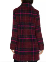 Murder in a Small Town S01 Zoe Strachan Plaid Coat