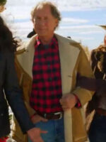 My Christmas Prince Parker Stevenson Brown Shearling Jacket