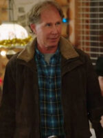 My Christmas Prince Parker Stevenson Brown Suede Jacket