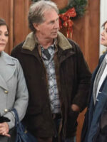 My Christmas Prince Parker Stevenson Brown Suede Jacket