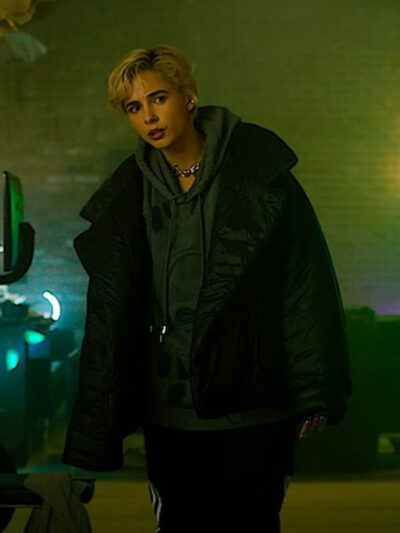 Naomi Scott Smile 2 2024 Black Jacket