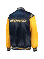 Nashville Predators Draft Pick Varsity Bomber Jacket