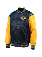 Nashville Predators Draft Pick Varsity Bomber Jacket