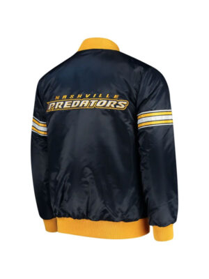 Nashville Predators Draft Pick Varsity Bomber Jacket