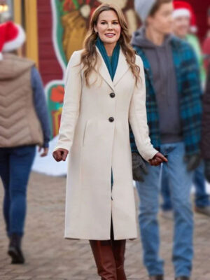 Navigating Christmas Chelsea Hobbs Wool Trench Coat