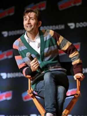 New York Comic Con 2023 David Tennant Cardigan