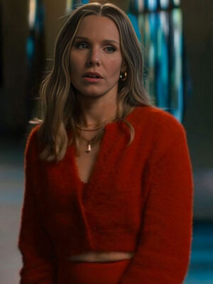Nobody Wants This 2024 Kristen Bell Red Cardigan
