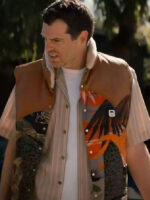 Nobody Wants This Timothy Simons Printed Puffer Vest