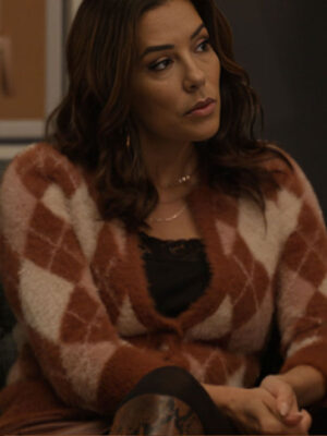 Only Murders in the Building S04 Eva Longoria Argyle Cardigan