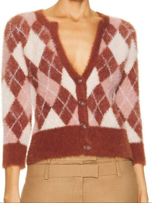 Only Murders in the Building S04 Eva Longoria Argyle Cardigan