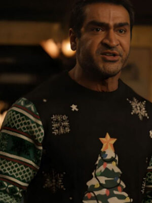 Only Murders In The Building S04 Kumail Christmas Tree Sweater