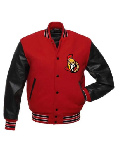 Ottawa Senators Two Tone Letterman Varsity Jacket