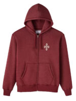 OVO Pom Pom Speckle Zip-Up Hoodie