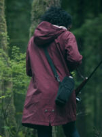 Parallel 2024 Danielle Deadwyler Maroon Hooded Jacket