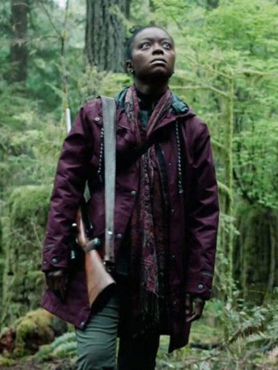 Parallel 2024 Danielle Deadwyler Maroon Hooded Jacket