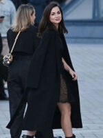 Paris Fashion Week Ana de Armas Black Trench Coat
