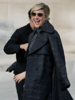 Paris Fashion Week Ana de Armas Black Trench Coat