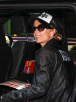 Paris Hilton Infinite Icon Black Leather Jacket