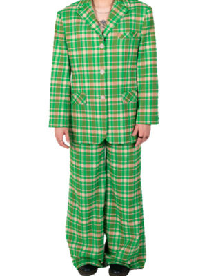 Paul Apple Star Academy Green Plaid Suit