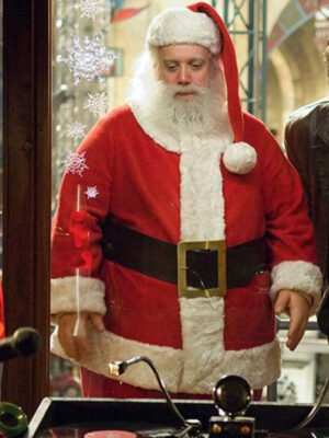 Paul Giamatti Santa Claus Red Jacket