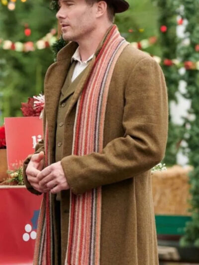 Peter Billingsley A Christmas Story Christmas Brown Wool CoatLuke Macfarlane A Magical Christmas Village Brown Wool Long Coat