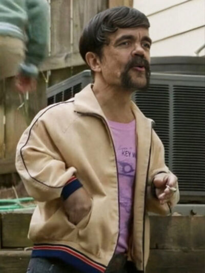 Peter Dinklage Brothers 2024 Beige Bomber Jacket